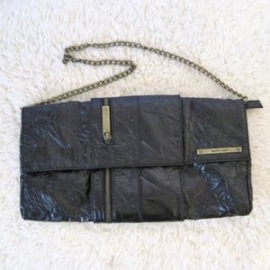 Matt & Nat Vegan Clutch Purse W/Chain Strap